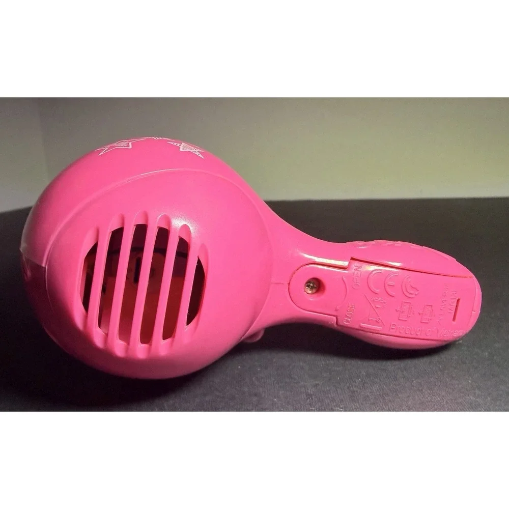 Build A Bear Pink Hairdryer For Stuffed Animal + Free Pink Sparkle Bow